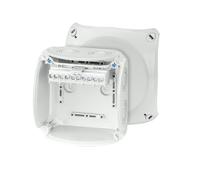 kf-0606-g HENSEL KF Series Grey Polycarbonate Terminal Box, IP66, IP67, IP69, 5 Terminals, 77 x 130 x 130mm