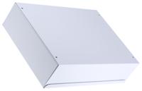 232-002 RS PRO Grey Cold Rolled Steel Instrument Case, 310 x 230 x 80mm