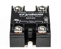 d2440 Sensata Crydom 1 Series Solid State Relay, 40 A rms Load, Surface Mount, 280 V rms Load, 32 V dc Control
