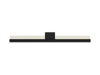 1mm-hu-d25-vs-00-f-trp TE Connectivity 1MM-HU Series Vertical Board PCB Header, 50 Contact(s), 1 mm Pitch, 2 Row, Unshrouded