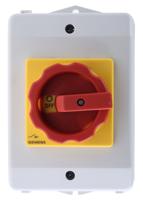 3ld2164-1gp53 Siemens 3P Pole Isolator Switch - 25A Maximum Current, 9.5kW Power Rating, IP65