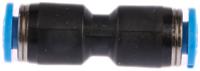 qs-4 Festo QS Series Straight Tube-to-Tube Adaptor, Push In 4 mm to Push In 4 mm, Tube-to-Tube Connection Style, 153031