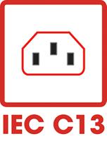 896-2133 RS PRO 2 X C13 Panel Mount, Snap In Mount IEC Connector Socket, 10A, 250 V