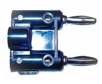 bu-pmdp-0 Mueller Electric Black Male Banana Plug, 4 mm Connector, Screw Termination, 15A, 5000V, Nickel Plating