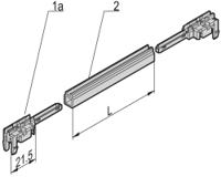 24568381 nVent SCHROFF Guide Rail, 280mm Depth