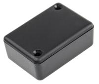 1551gbk Hammond 1551 Series Black ABS Enclosure, IP54, Black Lid, 50 x 35 x 20mm