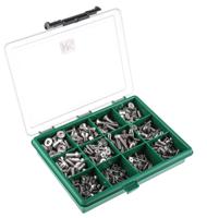 393-179 RS PRO Stainless Steel 410 Piece Hex Socket Drive Screw/Bolt Kit