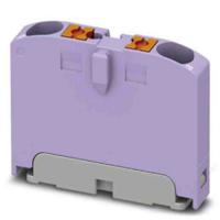 1028075 Phoenix Contact Distribution Block, 2 Way, 4mm², 24A, 690 V, Violet