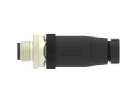 t4111401051-000 TE Connectivity Circular Connector, 5 Contacts, Cable, M12 Connector, Plug, Male, IP67, T411 Series