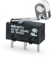 463093370402 Wurth Elektronik Lever Micro Switch, Through Hole Terminal, 3 A, SP-CO