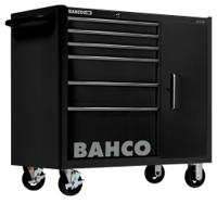 1475kxl6cblack Bahco 6 Drawer Solid Steel Wheeled Tool Trolley