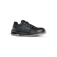 0ri20154-42 UPower NERO Unisex Black Composite Toe Capped Safety Shoes, UK 8, EU 42