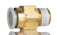 kq2h10-02as SMC Pneumatic Straight Threaded-to-Tube Adapter, R 1/4 Male, Push In 10 mm