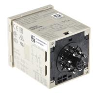 h3cr-f8-24-48vac12-48vdc Omron H3CR Series DIN Rail, Panel Mount Timer Relay, 24V ac/dc, 2-Contact, 0.05 s → 30h, 1-Function, DPDT