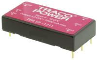 ten-50-1213 TRACOPOWER TEN 50 DC-DC Converter, 15V dc/ 3.33A Output, 9 → 18 V dc Input, 50W, Through Hole, +85°C Max Temp