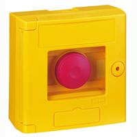0-380-01 Legrand Yellow Emergency exit unlocking box, Break Glass Operated