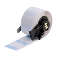 m6-19-427-bl Brady B-427 Blue, Transparent Label, 25.40mm Width, 9.53mm Height, 250 Qty