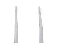 09sm111sa1 ideal-tek 120 mm, Stainless Steel, Grooved, Tweezers