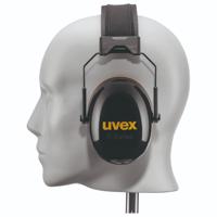 2630020 uvex K Series Ear Defender with Ear Plug, 33dB, Black, Yellow