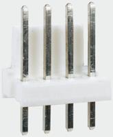 640455-5 TE Connectivity MTA-100 Series Right Angle Through Hole Pin Header, 5 Contact(s), 2.54 mm Pitch, 1 Row, Unshrouded