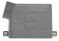 09300101541 HARTING Han B Heavy Duty Power Connector Hood, PG16 Thread, Side Entry