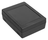 192-0746 RS PRO Black ABS Enclosure, IP54, IK06, Black Lid, 120 x 90 x 38mm