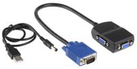 nlvga-2a NewLink 1 Input 2 Output VGA Splitter 2048 x 1536