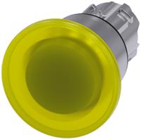 3su1051-1ba30-0aa0 Siemens SIRIUS ACT 3SU10 Series Yellow Latching Push Button Head, 22mm Cutout, IP66, IP67, IP69K