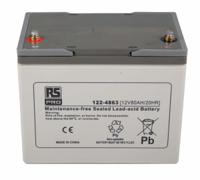 122-4863 RS PRO 12V T6 Sealed Lead Acid Battery, 80Ah