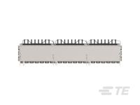 2342886-1 TE Connectivity Pluggable I/O Connector QSFP Press Fit 3-Port 1-Position,