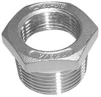 826-7080 RS PRO Stainless Steel Pipe Fitting, Straight Hexagon Bush, Male R 3/4in x Female Rc 1/2in