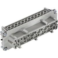 10196000 EPIC Heavy Duty Power Connector Insert, 16A, Male, H-BE Series, 24 Contacts