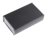 tekal-3329 OKW Tekal Series Black Aluminium Enclosure, Grey Lid, 175 x 105.9 x 45.8mm