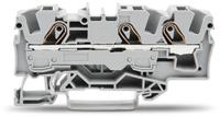 2006-1301 WAGO  TOPJOB S, 2006 Series Grey, 6mm², Single-Level, Push-In Cage Clamp Termination, ATEX, IECEx
