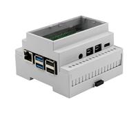 cbrpi-dr-4-clr CAMDENBOSS Case, Grey, Transparent