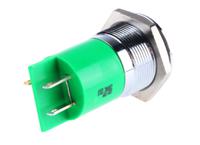 210-759 RS PRO Green Panel Mount Indicator, 230V ac, 22mm Mounting Hole Size