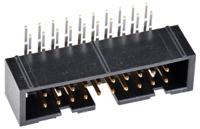 hif3fc-20pa-254ds71 Hirose HIF3FC Series Right Angle Through Hole PCB Header, 20 Contact(s), 2.54 mm Pitch, 2 Row, Shrouded