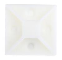 629-2514 RS PRO Self Adhesive Natural Cable Tie Mount 38.5 mm x 38.5mm, 10.2mm Max. Cable Tie Width