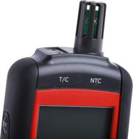 193-8695 RS PRO Psychrometer, +100 °C, 100 % RH Max, ±2 % Accuracy, Backlit LCD Display, Battery-Powered