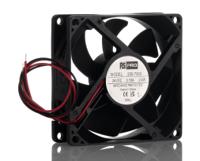 255-7300 RS PRO Axial Fan, 24 V dc, DC Operation, 1.04m³/min, 2.4W, 100mA Max, IP20, 80 x 80 x 25mm