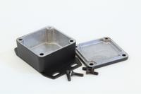 1590llbfbk Hammond 1590 Series Die Cast Aluminium Enclosure, IP54, Flanged, 51 x 51 x 25mm