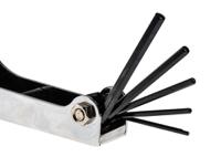 537-760 RS PRO 9 piece Folding Metric Hex Key Set, 1.5 → 8mm