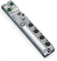 765-4103100-000 WAGO 765 Series I/O module, M12, 5 way, 4 port