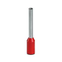 1200311 Phoenix Contact, AI Insulated Ferrule, 15mm Pin Length, 1.5mm Pin Diameter, Red