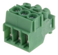 1984028 Phoenix Contact, 3.5mm Pitch, PT 1.5/ 3-PVH-3.5, 3 Way, Pluggable Terminal Block, Plug, Cable Mount, Screw Termination,