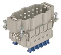 09330102648 HARTING Heavy Duty Power Connector Insert, 16A, Male, Han ES Press Series, 10 Contacts