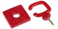 503-720 RS PRO Red Polypropylene Barrier Hook