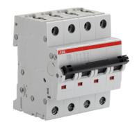 2cds254001r0404-s204-c-40a-10-ka ABB System Pro M Compact S200 MCB, 4P, 40A Curve C, 440V AC, 12V DC, 20 kA Breaking Capacity