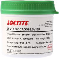 698840 Multicore Loctite LF318 Lead Free Solder Paste, 500g Tub