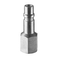 irp-116103 PREVOST Treated Steel Female Plug for Pneumatic Quick Connect Coupling, G 1/2 Female Threaded